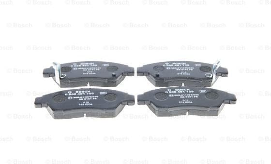 Brake Pad Set, disc brake 0986461759 - image 6