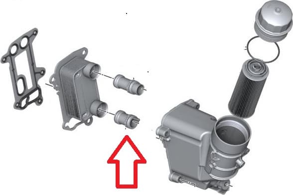 Gasket oil cooler 11427802115 - image 2
