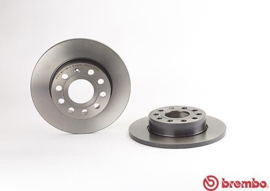 Brake discs kit rear, (2pcs), Top Quality 08.9488.11 - image 2
