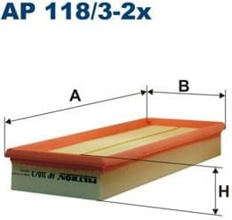 Air Filter AP118/3-2X