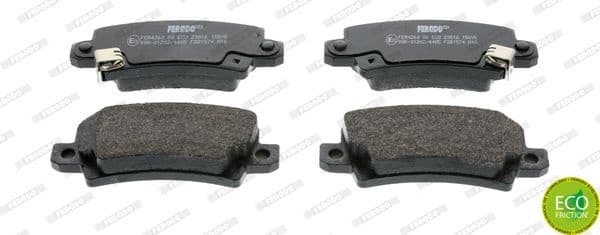 Brake pads rear, Top Quality FDB1574 - image 2