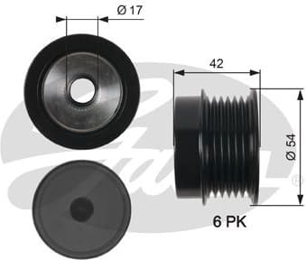 Alternator Freewheel Clutch DriveAlign™ OAP7035