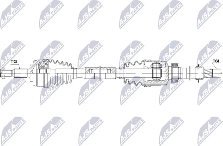 Drive Shaft NPW-RE-259