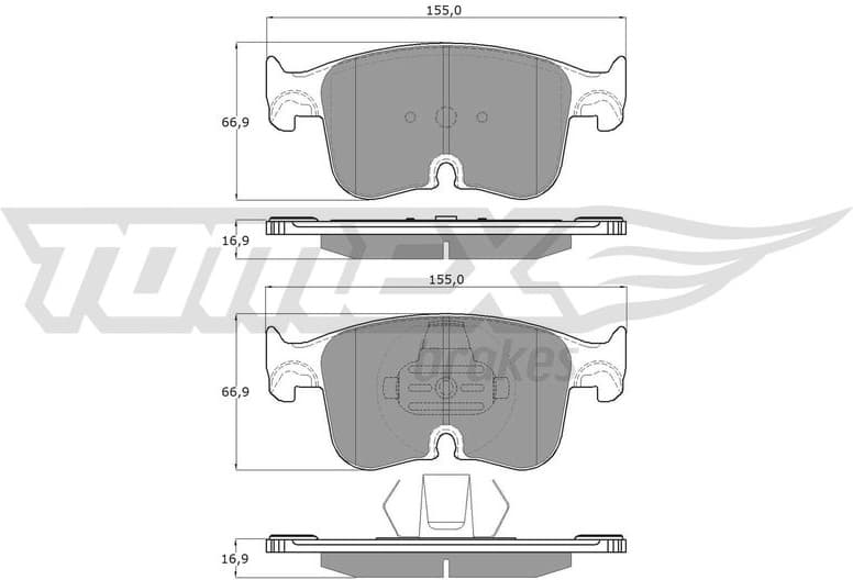 Brake Pad Set, disc brake TX 60-34