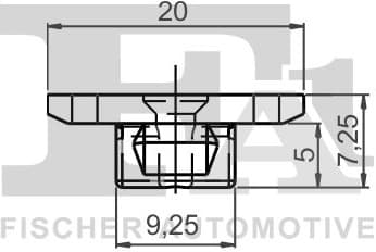 Clip, trim/protection strip 52-60001.5 - image 2
