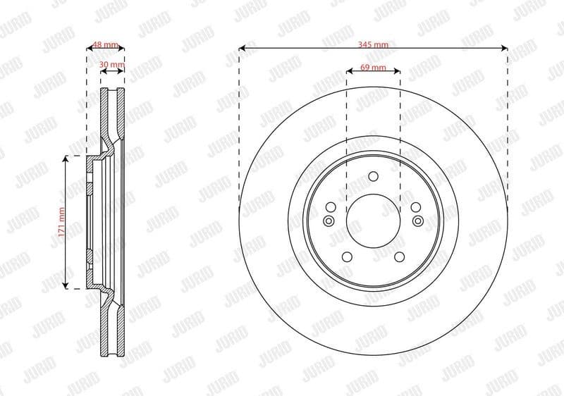 Brake Disc COAT+ 563858JC-1 - image 2