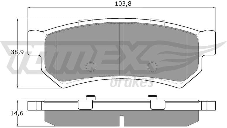 Brake Pad Set, disc brake TX 16-77