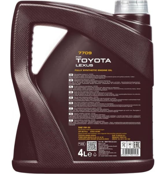 Engine Oil Mannol 7709 for Toyota Lexus 5W-30 MN7709-4