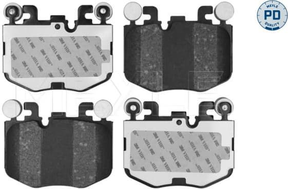 Brake Pad Set, disc brake MEYLE-PD: Advanced performance and design. 025 268 1919/PD