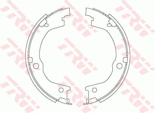 Brake Shoe Set, parking brake GS8829 - image 2