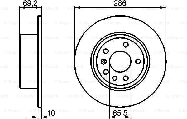 Brake Disc 0986478436 - image 5