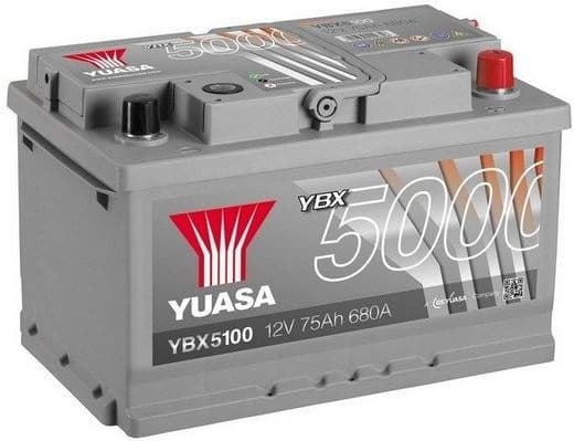 Starter Battery YBX5000 Silver High Performance SMF Batteries YBX5100