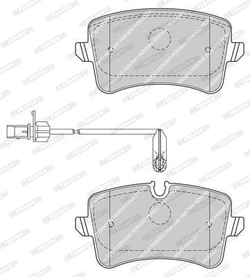 Brake pads rear, Top Quality FDB4410 - image 2