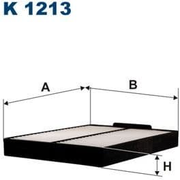 Filter, cabin air K1213