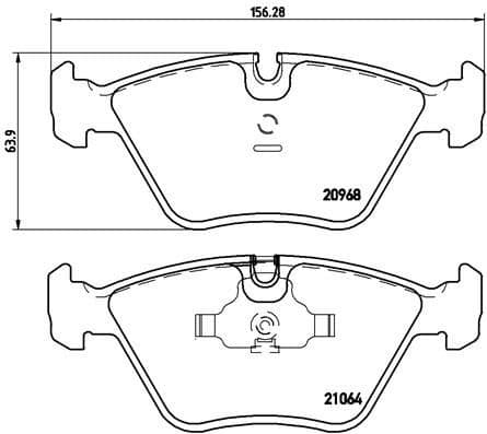 Brake Pad Set, disc brake PRIME LINE P06012
