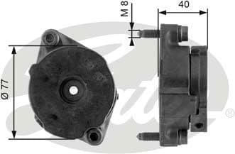 Belt Tensioner, V-ribbed belt DriveAlign™ T38345