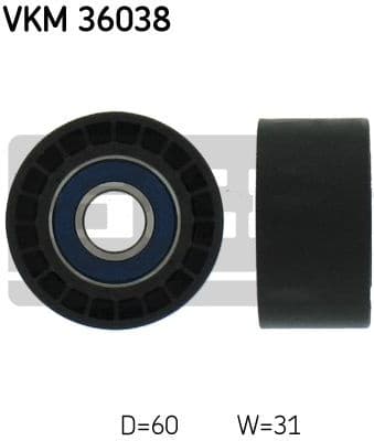 Tensioner belt VKM36038 - image 2