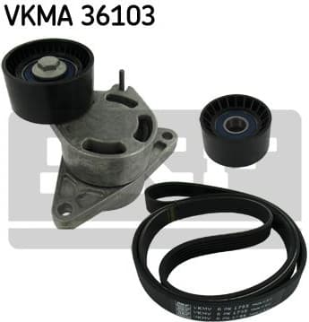 V-ribbed Belt Set VKMA 36103
