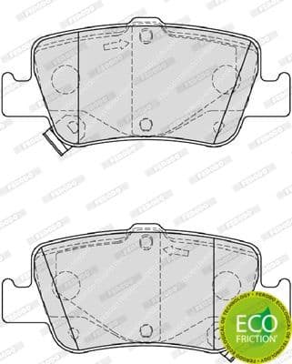 Brake pads rear, Top Quality FDB4048 - image 2