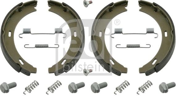 Brake Shoe Set, parking brake 02100