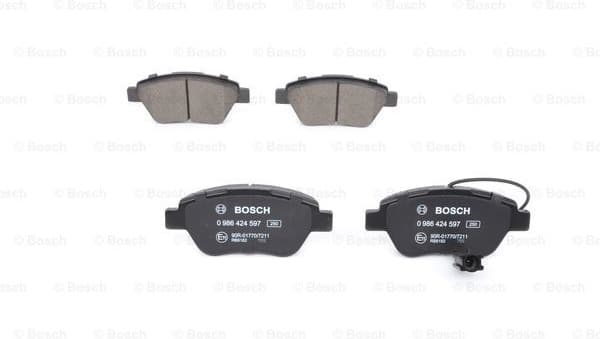 Brake Pad Set, disc brake 0986424597