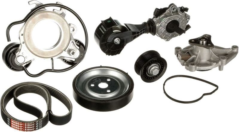 Water Pump + V-ribbed Belt Kit Micro-V® E-START™ KP16PK797EST