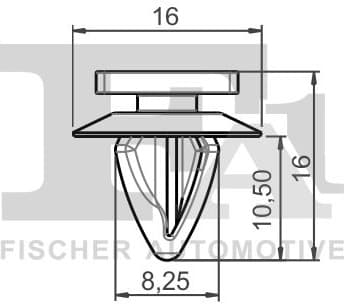 Clip, trim/protection strip 74-40032.5 - image 2
