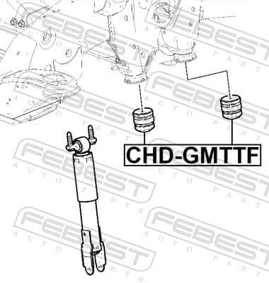 Rubber Buffer, suspension CHD-GMTTF - image 2