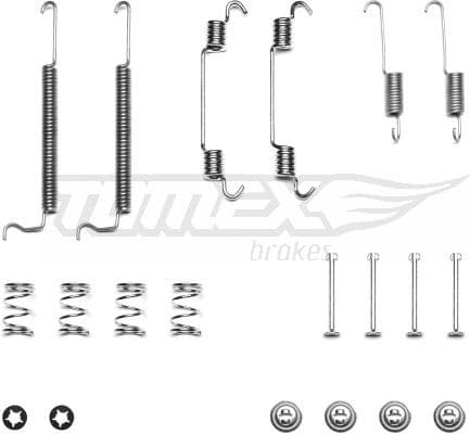 Accessory Kit, brake shoes TX 40-57