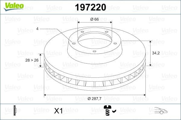 Brake Disc 197220