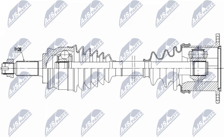 Drive Shaft NPW-SU-065