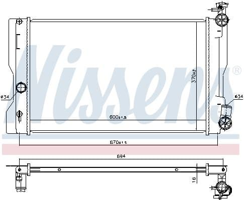 Radiator, engine cooling 606663 - image 4