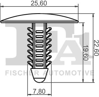 Clip, trim/protection strip 25-10005.5 - image 2