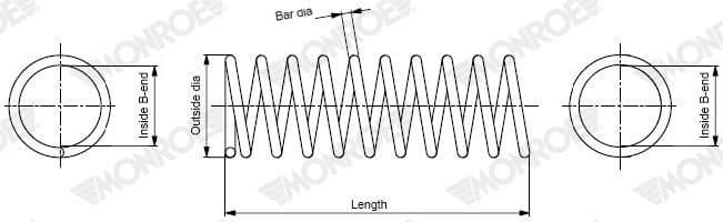 Suspension Spring MONROE SPRINGS SP4944