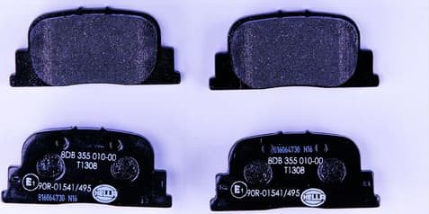 Brake Pad Set, disc brake 8DB 355 010-001