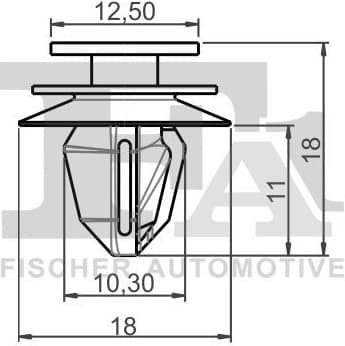 Clip, trim/protection strip 10-40095.5 - image 2