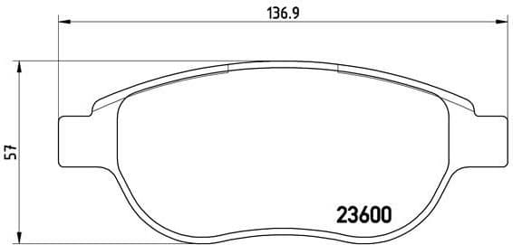 Brake Pad Set, disc brake PRIME LINE P61068