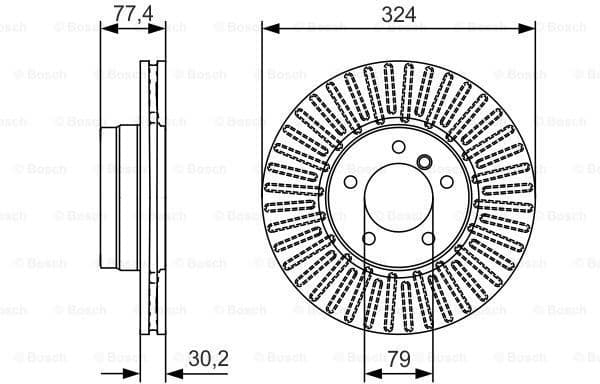 Brake Disc 0986479D39 - image 5
