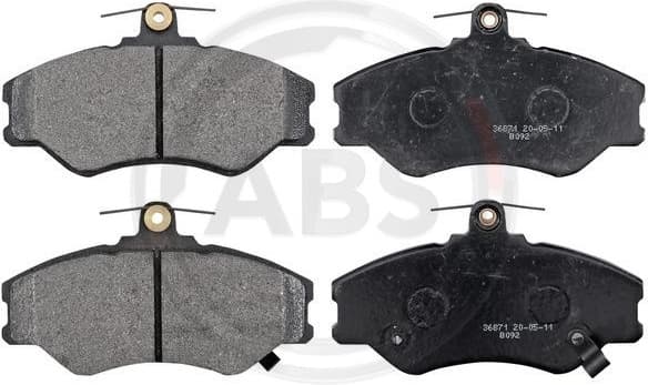Brake Pad Set, disc brake 36871