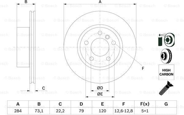 Brake Disc 0986479213 - image 5