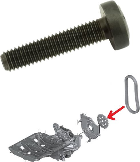 Bolt pulley, sprocket 11417807350 - image 2