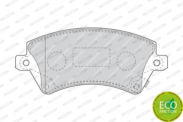 Brake pads front, Top Quality FDB1573 - image 3