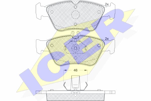 Brake pads front 181115 - image 2