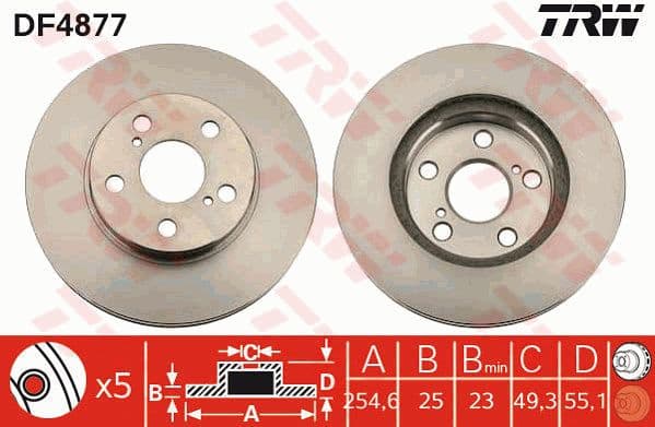 Brake Disc DF4877