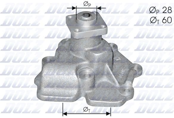 Water Pump, engine cooling F114