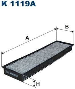 Filter, cabin air K1119A