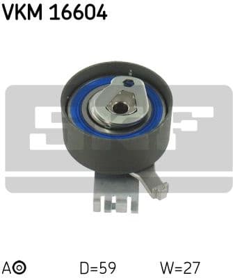 Tensioner Pulley, timing belt VKM 16604