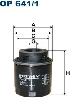 Oil Filter OP641/1
