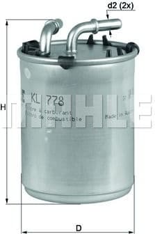 Filter diesel fuel KL778 - image 2