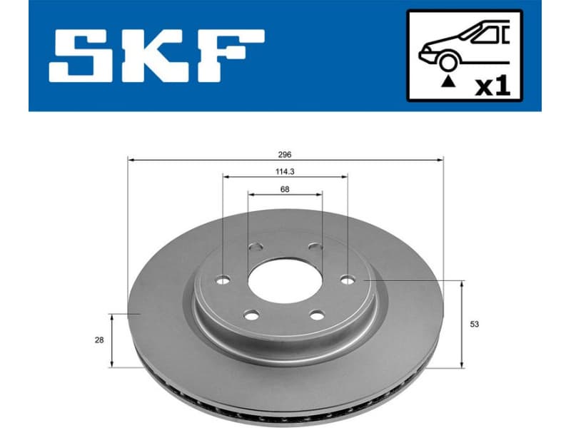 Brake Disc VKBD 81313 V1